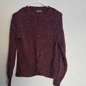 Women's Maroon Crew Neck Sweater
